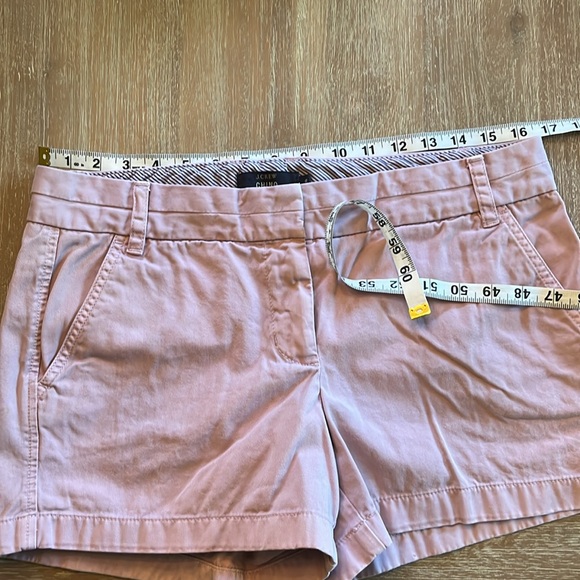 J. Crew chino shorts size 10 light purple mauve 100% cotton - Picture 2 of 7